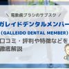 【電動歯ブラシのサブスク】ガレイドデンタルメンバーとは？評判・口コミや特徴などを徹底解説
